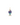 A gold fish-shaped pendant featuring blue and green enamel sections, a small clear gemstone at the top, and a white pearlized tail, shown on a plain white background.