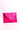 The Kenneth Envelope Card Wallet - Hot Pink Lizard