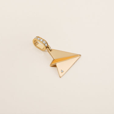 Mini Golden Phoenix Charm
