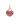 'Tough Love' Barbed Ruby Heart Pendant