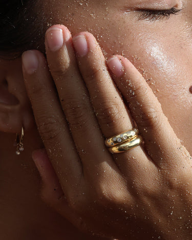 Dewdrop Ring in 14K Gold