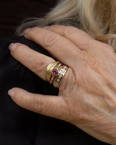 Diamond Eternity Cylinder Ring
