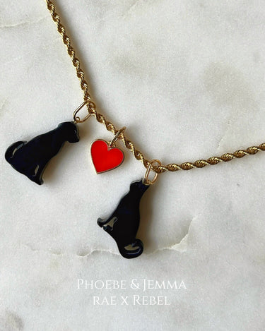 Phoebe Black Lab Charm