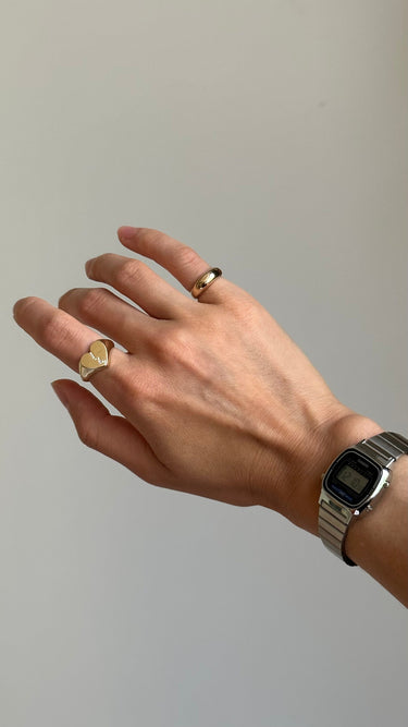 Baby Dome Ring in Sterling Silver