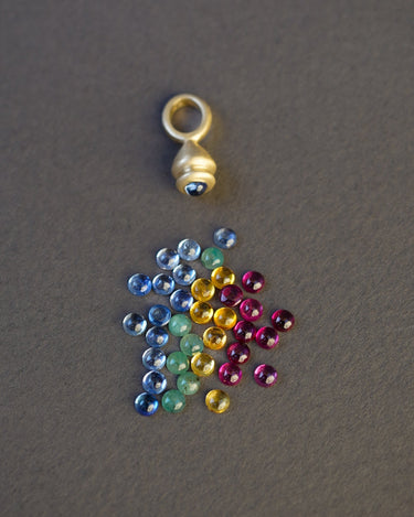 Mini Pendulum Charm No. 11 (Choose Your Gemstone)